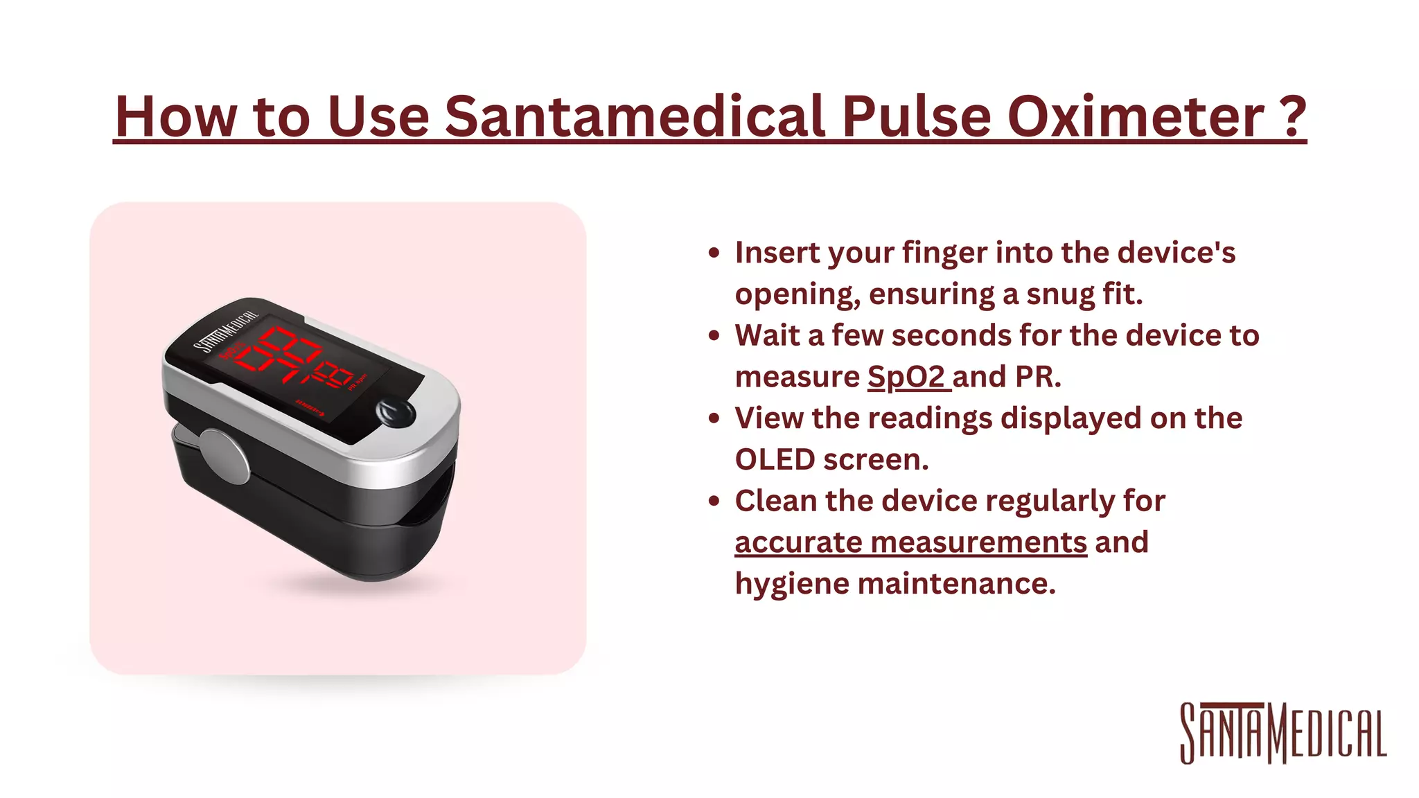 Deluxe SM110 Finger Pulse Oximeter PPT
