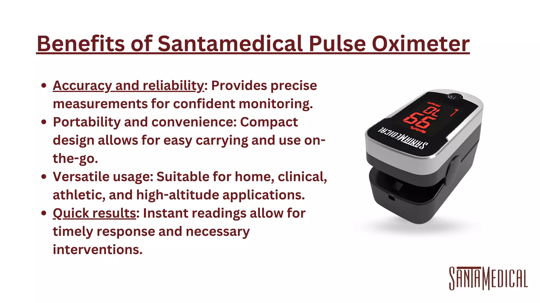 Deluxe SM110 Finger Pulse Oximeter PPT