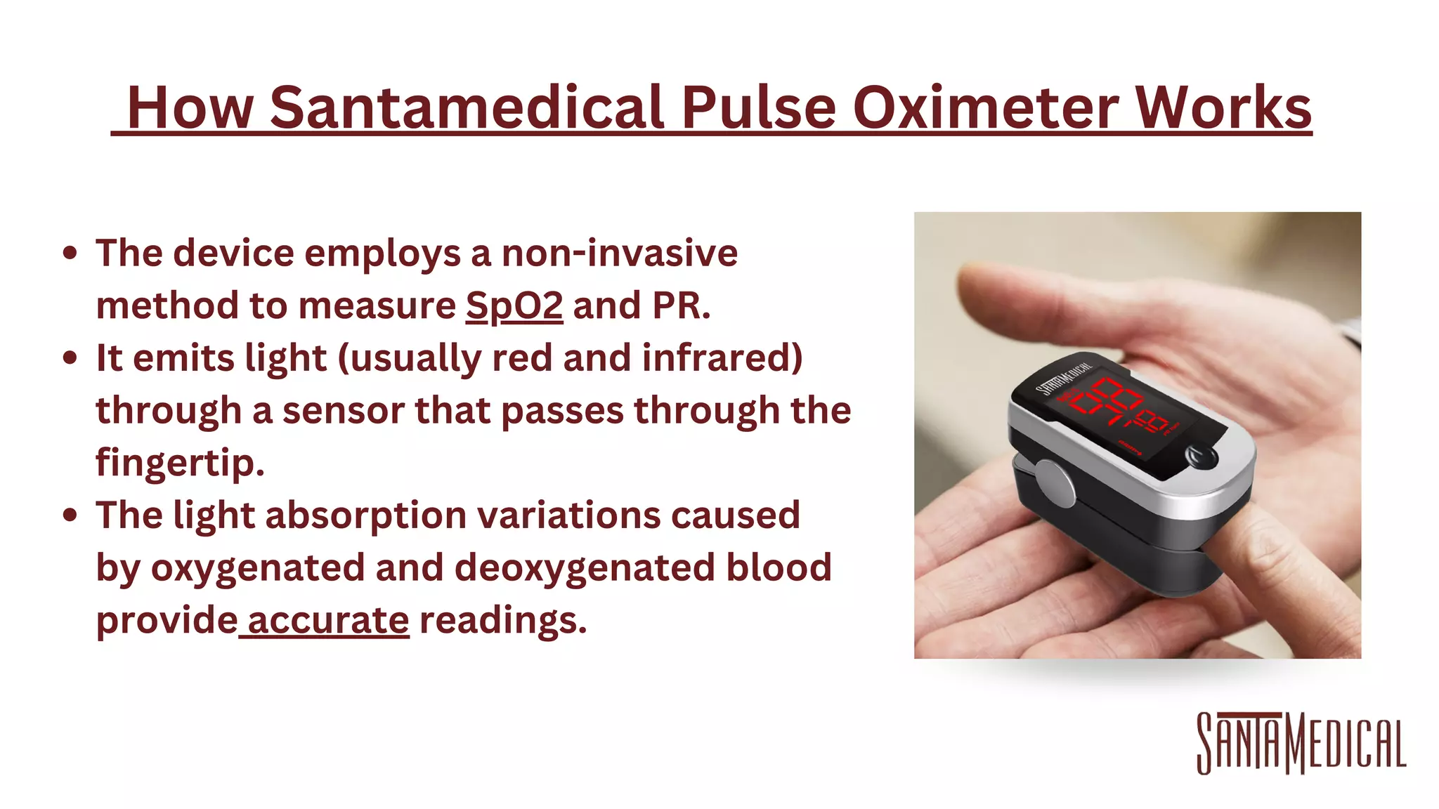 Deluxe SM110 Finger Pulse Oximeter PPT