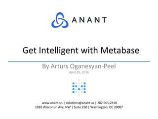 Get Intelligent with Metabase | PDF