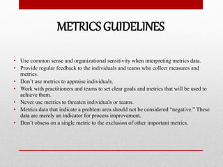 Software Metrics - Software Engineering | PPTX | Computer Software and ...