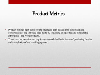 Software Metrics - Software Engineering | PPTX | Computer Software and ...