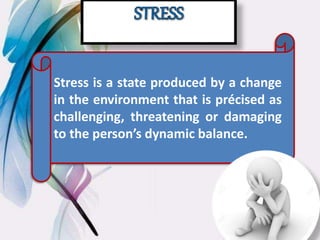 Stress management | PPTX