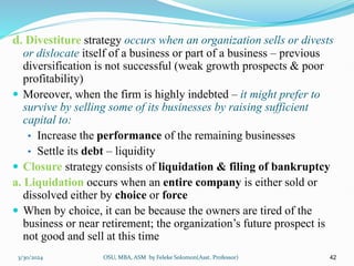 Strategic Management: Strategy In Action | PPTX