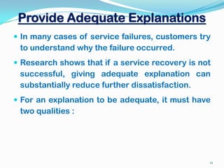 Services Marketing - Service Encounter Failure & Recovery | PPTX
