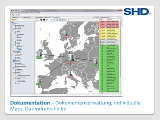 Dokumentation – Dokumentenverwaltung, individuelle
Maps, Datendrehscheibe
 