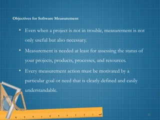 Software metrics chapter one overview of software metrics | PPTX