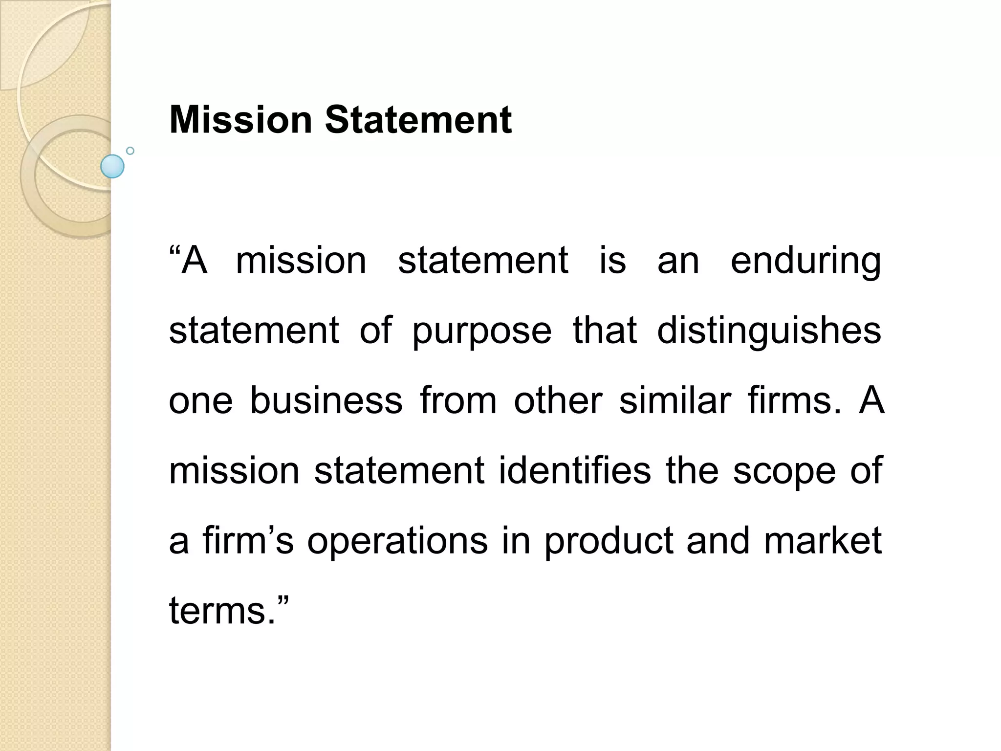 Vision Mission Objectives Goals | PPT