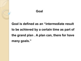 Example Mission Statements Wal-Mart "To give ordinary folk the chance to buy the same thing as rich people." Mary Kay Cosmetics "To give unlimited opportunity to women." 3M "To solve unsolved problems innovatively" Google's mission is “to organize the world's information and make it universally accessible and useful.”