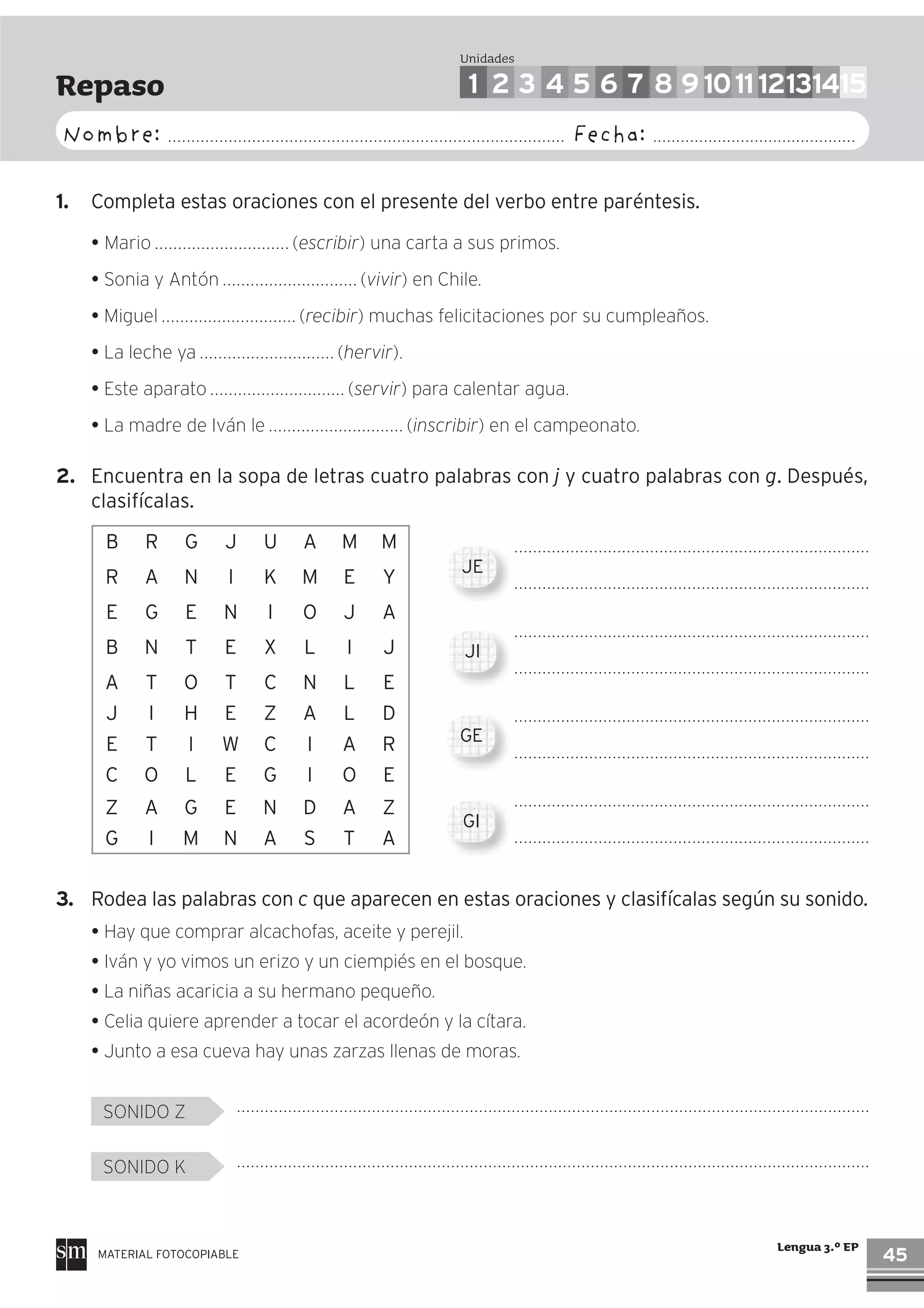 Hoja De Refuerzo Matemticas Para 3 Matematicas Tercero De Primaria