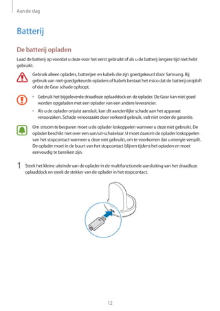 Samsung Gear S3 User Manual Sm R760 R770 for Nederlands