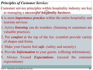 Service Management Hospitality and Health Care Services | PPT
