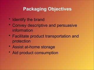 Packaging Objectives SM-VII- Product Mix understanding of concept | PPTX
