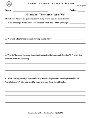 Sm 1.7 neolithic revolution | PDF