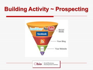 Building Activity ~ Prospecting
 