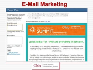 E-Mail Marketing
 