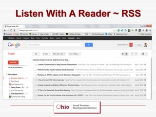Listen With A Reader ~ RSS
 