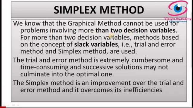Simplex method | PPT