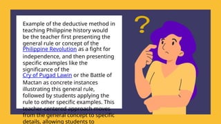 Difference of Inductive and Deductive Method | PPTX