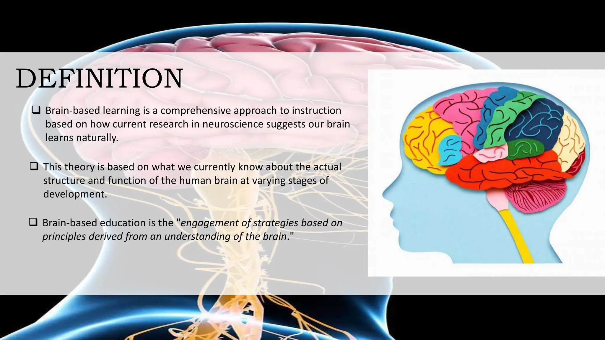 Brain-based Learning Theory (science).pptx | Education