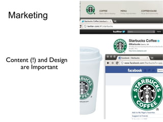 Marketing Content (!) and Design are Important 