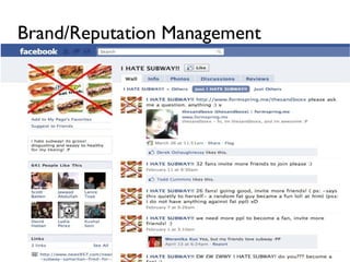 Brand/Reputation Management 