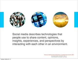 Social Media For Strategic Communication | PDF