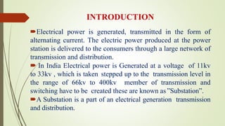 Electrical power is generated, transmitted in the form of
alternating current. The electric power produced at the power
s...
