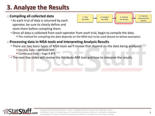 MSA – Attribute ARR Test