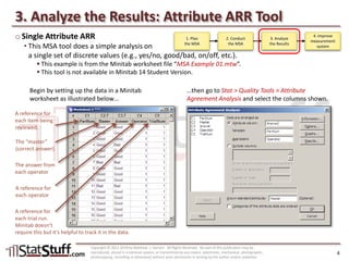 MSA – Attribute ARR Test