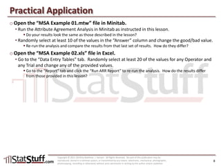 MSA – Attribute ARR Test