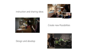 Create new Possibilities
Design and develop
instruction and sharing ideas
 