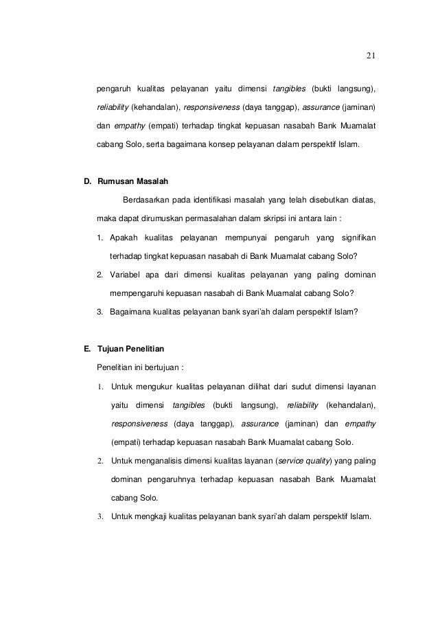 Sm4007 analisis pengaruh kualitas pelayanan
