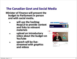 13Wednesday, August 14, 13
 