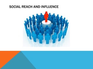 SOCIAL REACH AND INFLUENCE
 