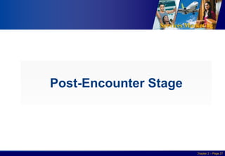 Services Marketing
Slide © 2010 by Lovelock & Wirtz Services Marketing 7/e Chapter 2 – Page 27
Post-Encounter Stage
 