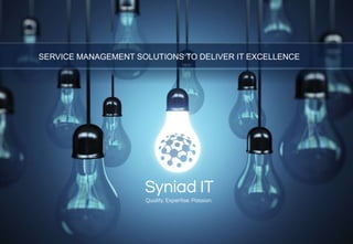 Service North 2019 - 8 Things I've Learnt Implementing SIAM Operating ...