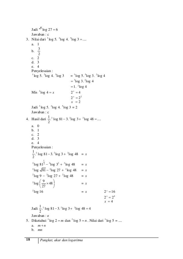 Soal Un Matematika Sma Tahun 2014 Dan Pembahasannya
