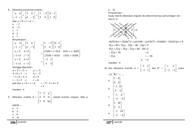 Soal Un Matematika Sma Tahun 2014 Dan Pembahasannya