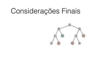 Considerações Finais
A
B G
C D
E D
H D
D K
 