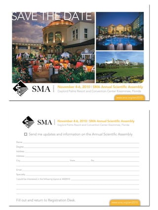 SMA Annual Meeting 2010_Postcard