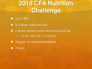 2018 Nutrition Smackdown 4.0