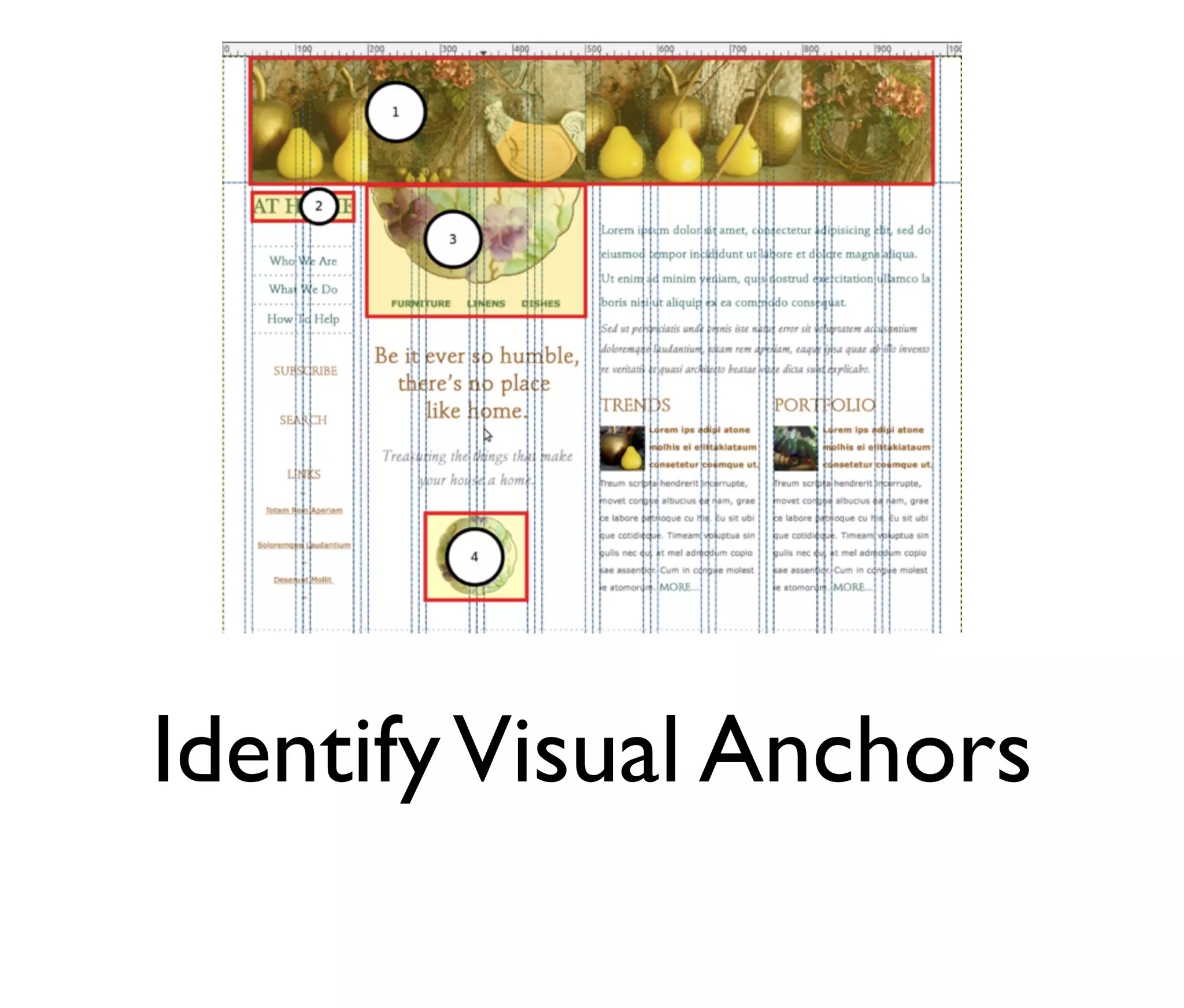Identify Visual Anchors

 