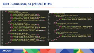 BEM - Como usar, na prática | HTML
 