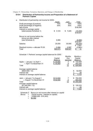 Solution Manual Advanced Accounting Chapter 15 9th Edition by Baker | PDF