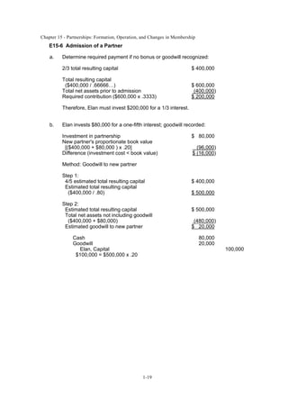 Solution Manual Advanced Accounting Chapter 15 9th Edition by Baker | PDF