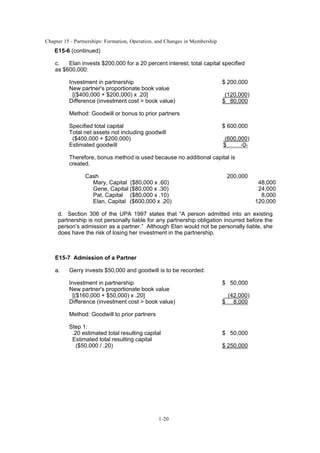 Solution Manual Advanced Accounting Chapter 15 9th Edition by Baker | PDF