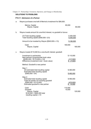 Solution Manual Advanced Accounting Chapter 15 9th Edition by Baker | PDF