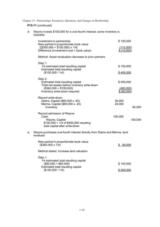 Solution Manual Advanced Accounting Chapter 15 9th Edition by Baker | PDF