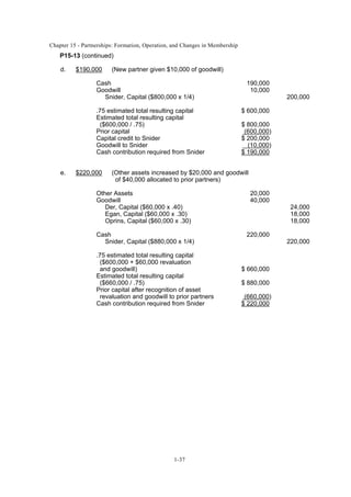 Solution Manual Advanced Accounting Chapter 15 9th Edition by Baker | PDF
